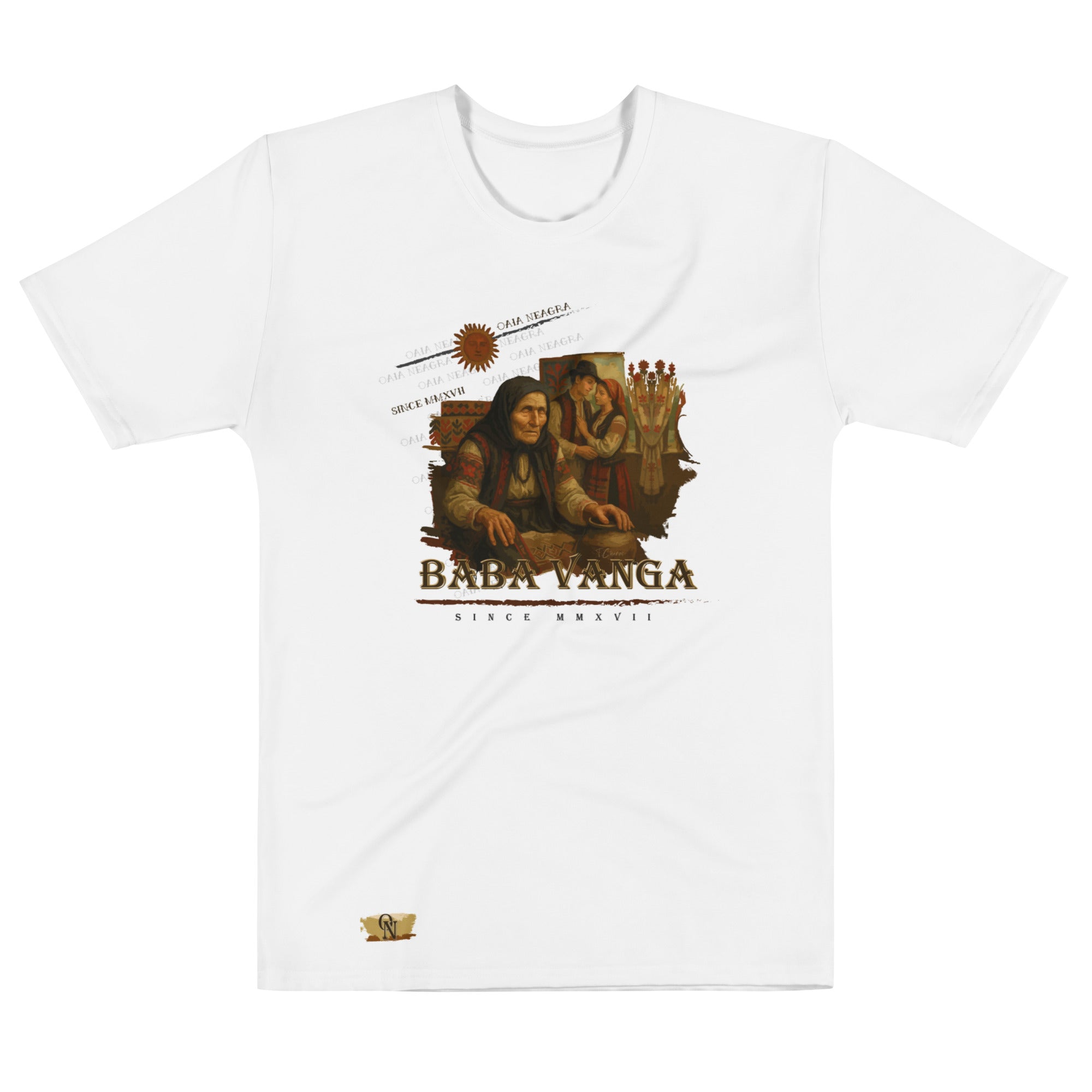 Tricou Oversize Alb - Baba Vanga