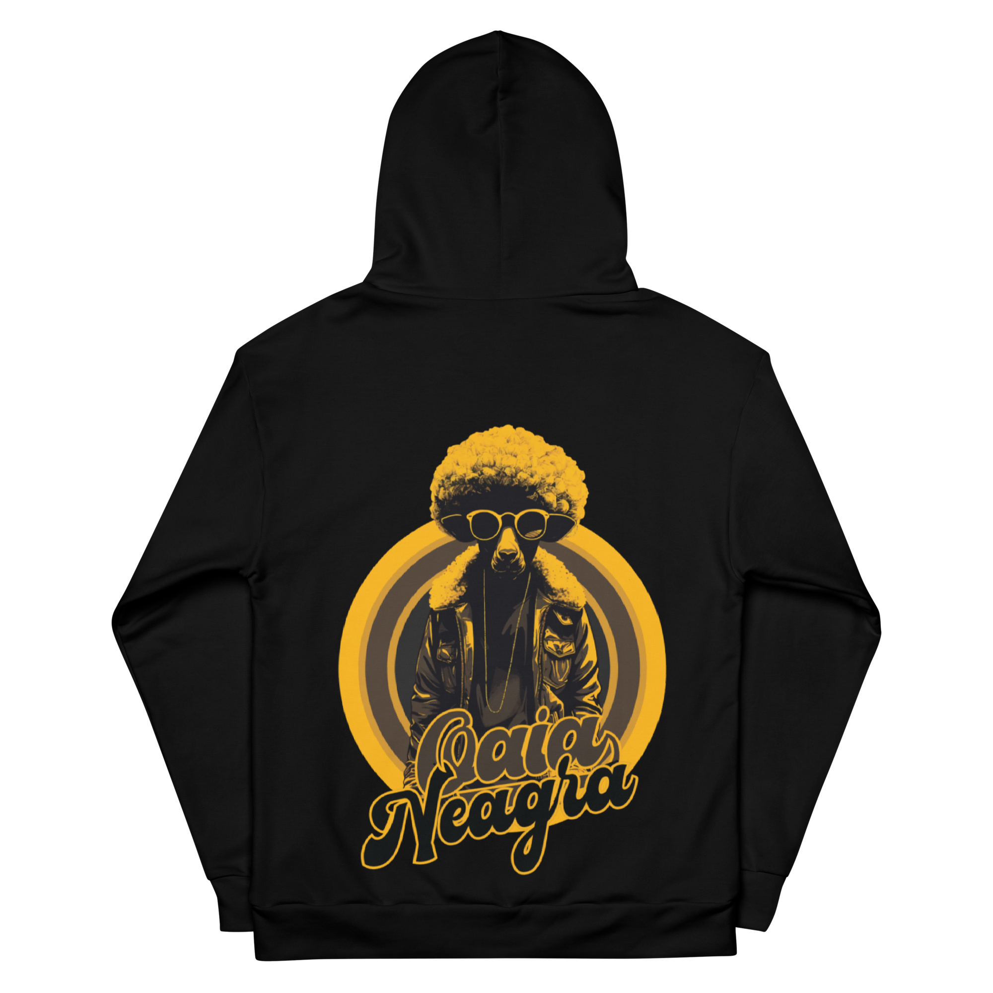 Hanorac Negru - Retro Sheep