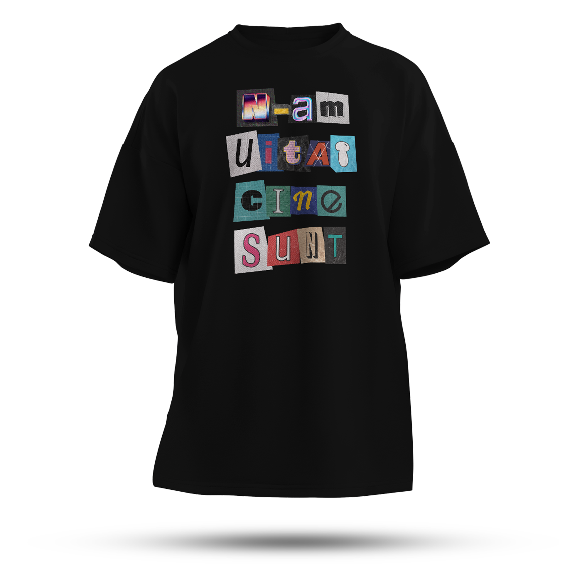 Tricou Oversize Negru - Cine sunt?