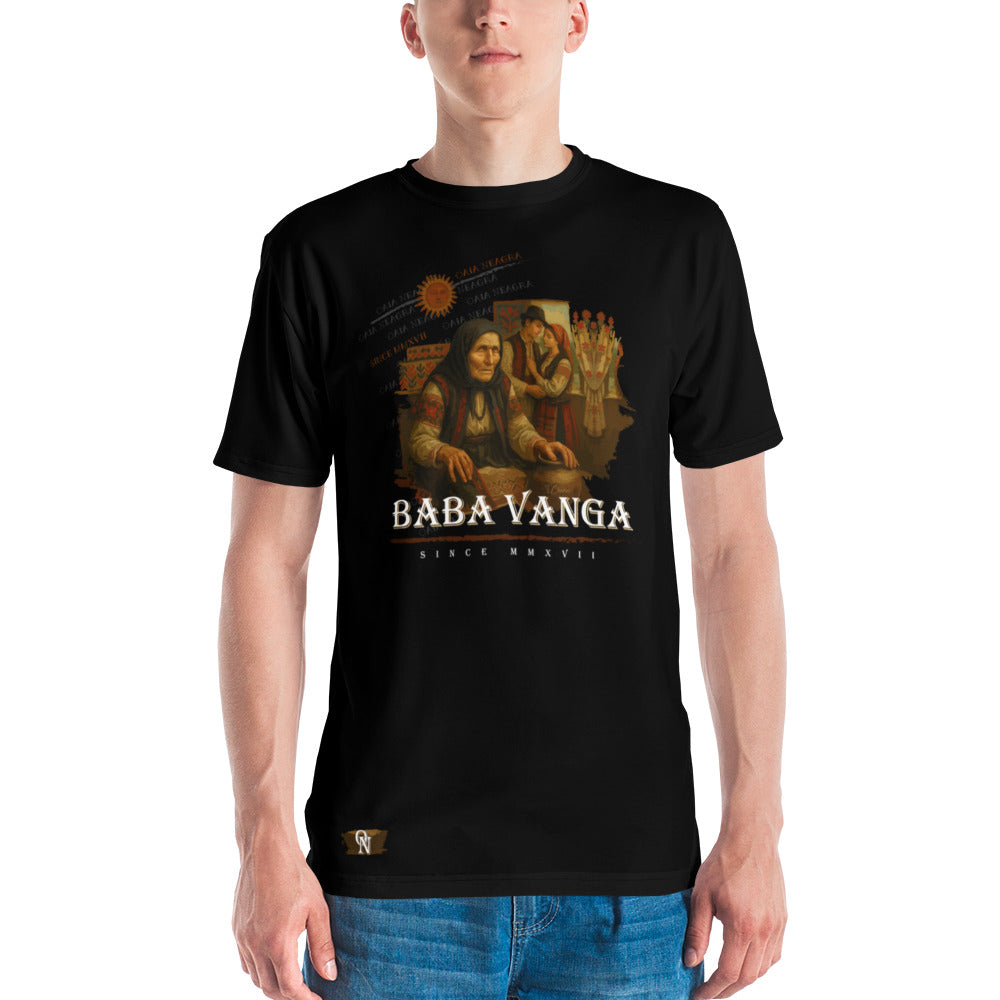 Tricou Oversize Negru - Baba Vanga