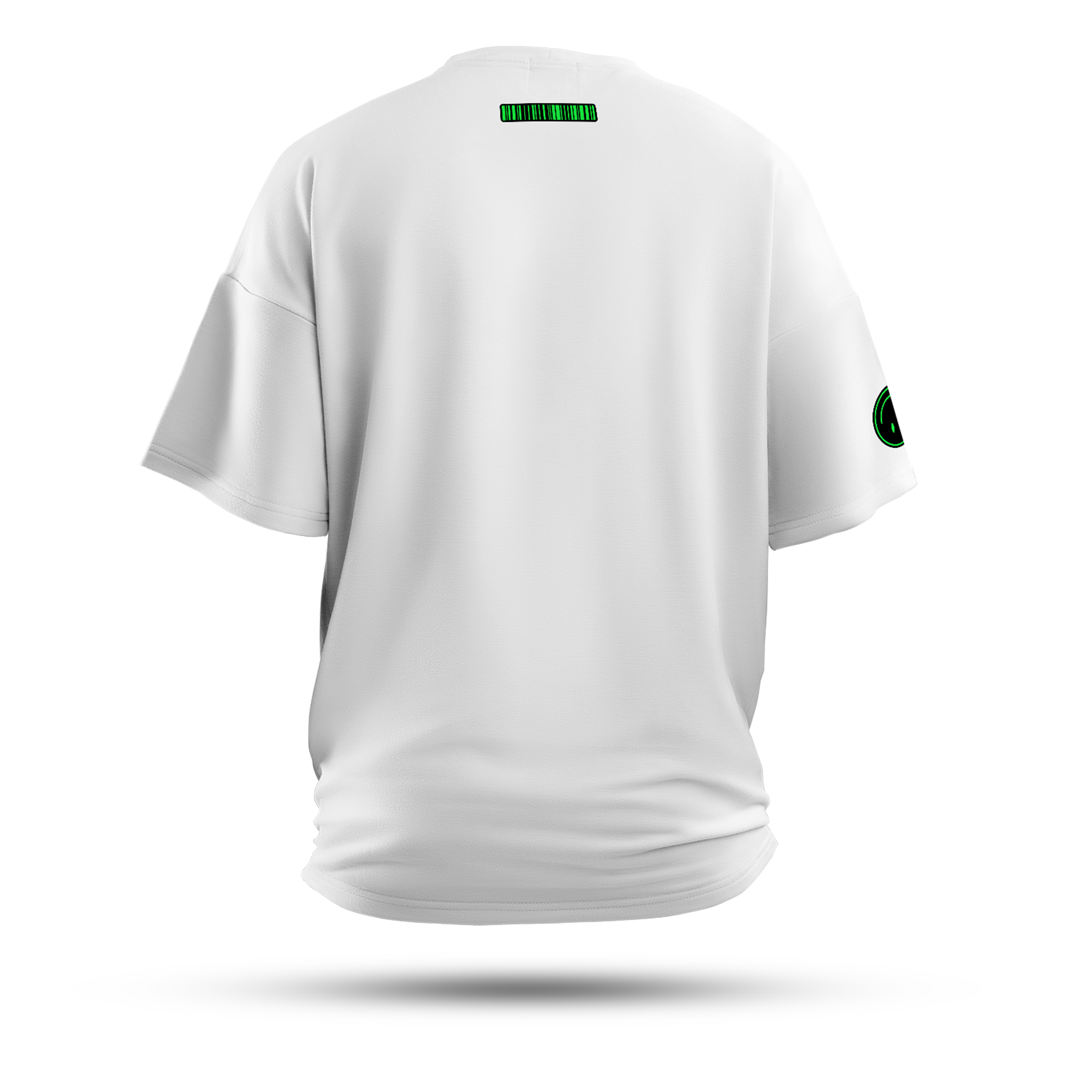 Tricou Oversize Alb - NEON MMXVII