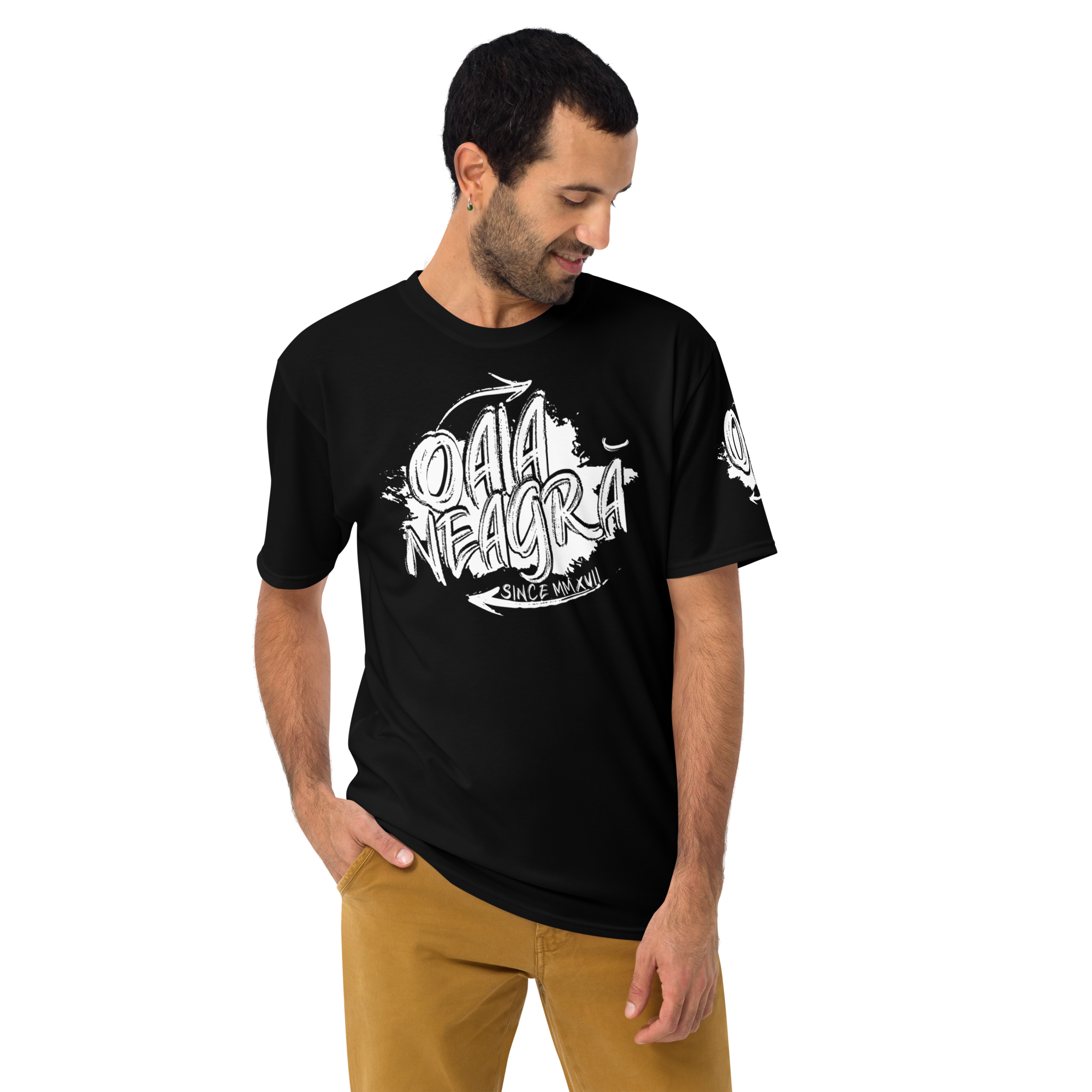 Tricou Negru - Traveler