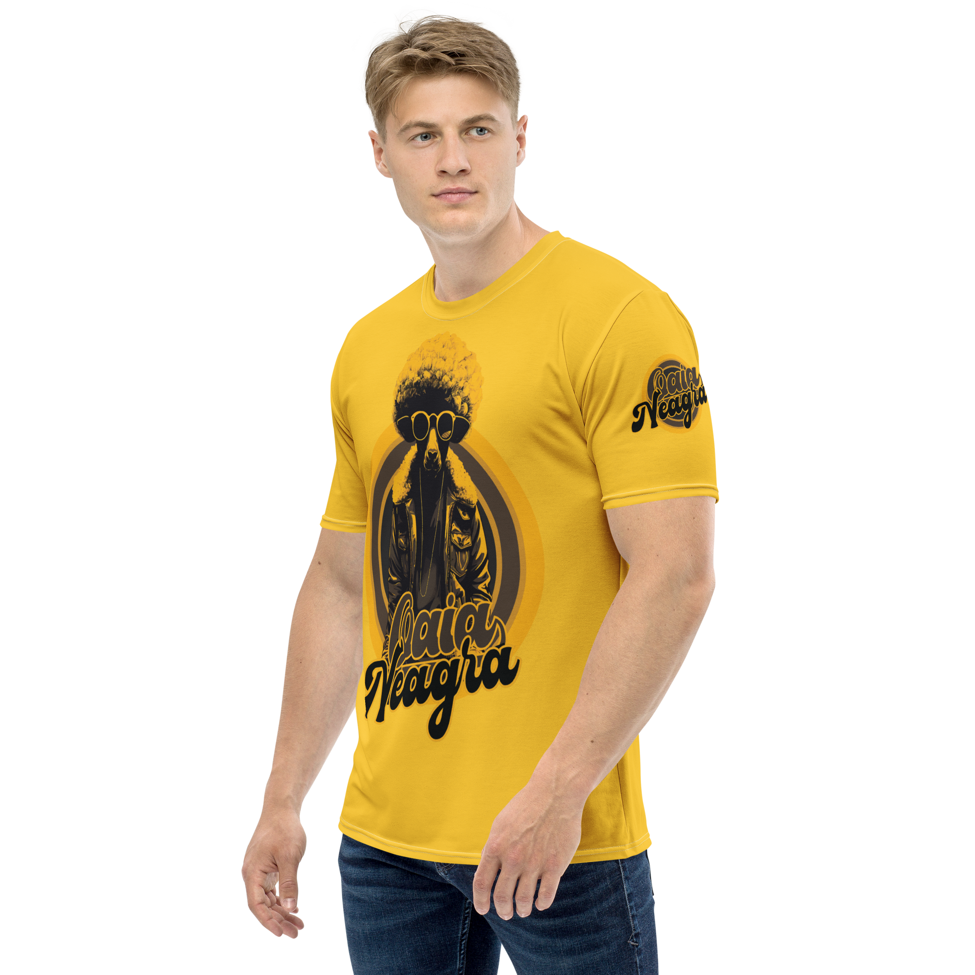 Tricou Galben - Retro Sheep