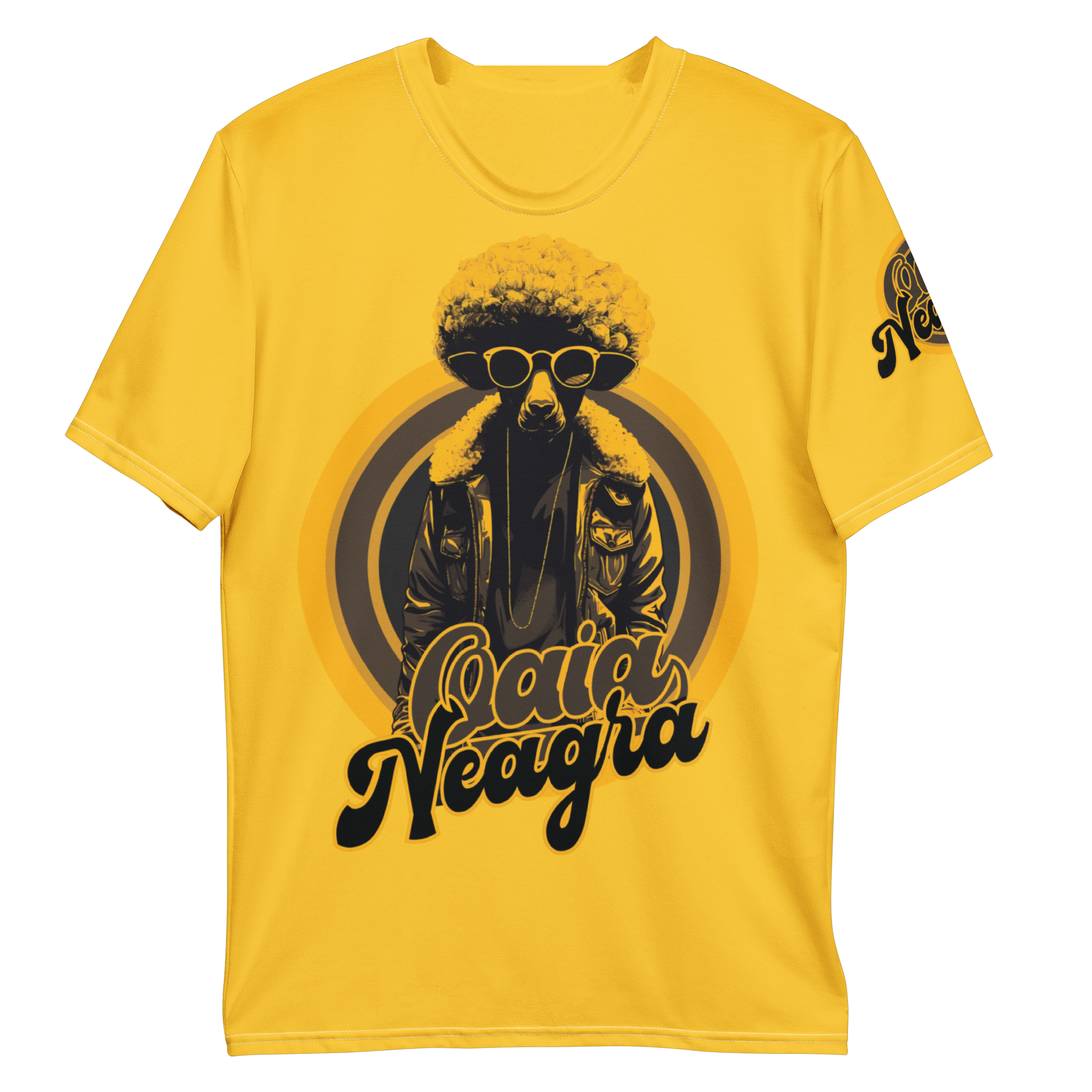 Tricou Galben - Retro Sheep