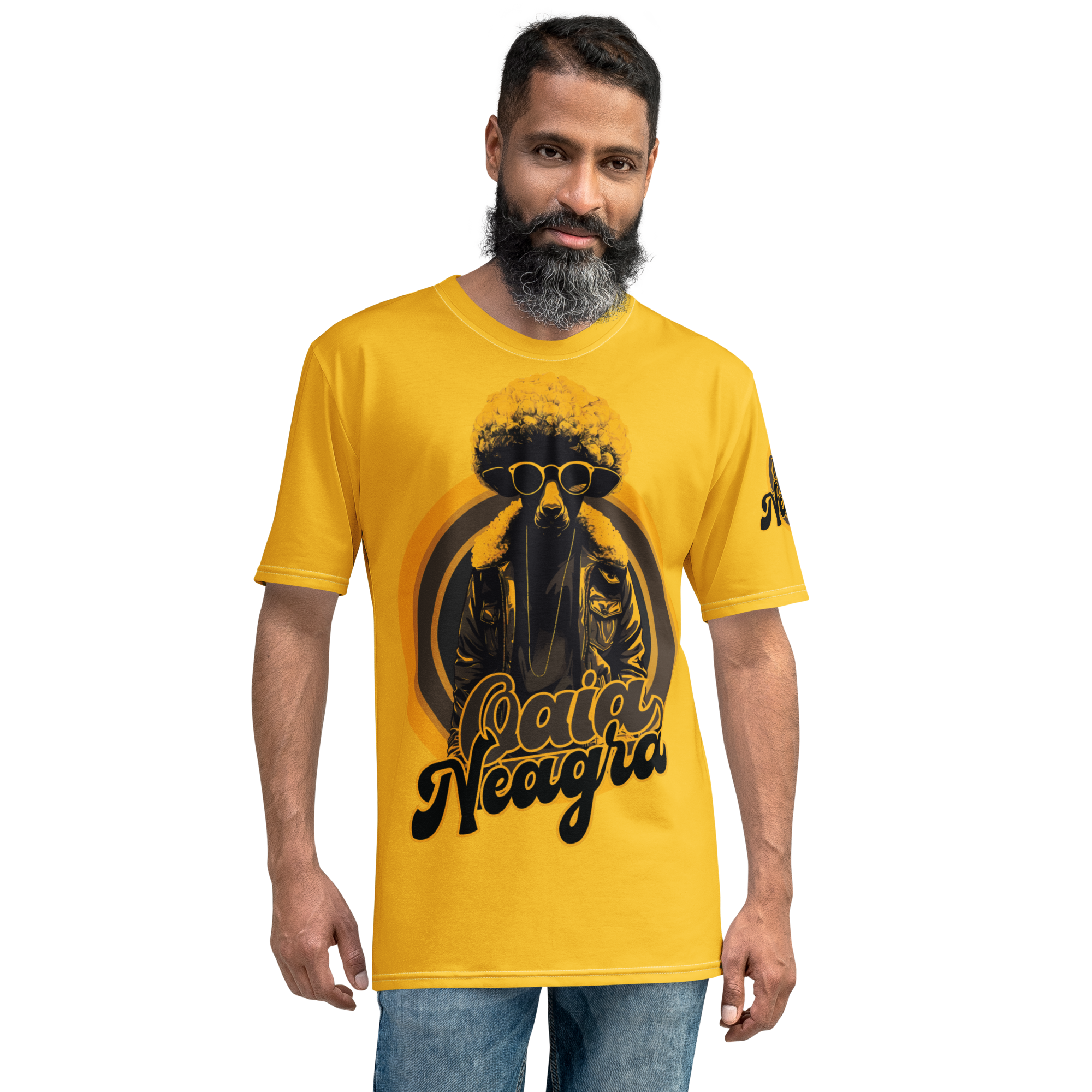 Tricou Galben - Retro Sheep