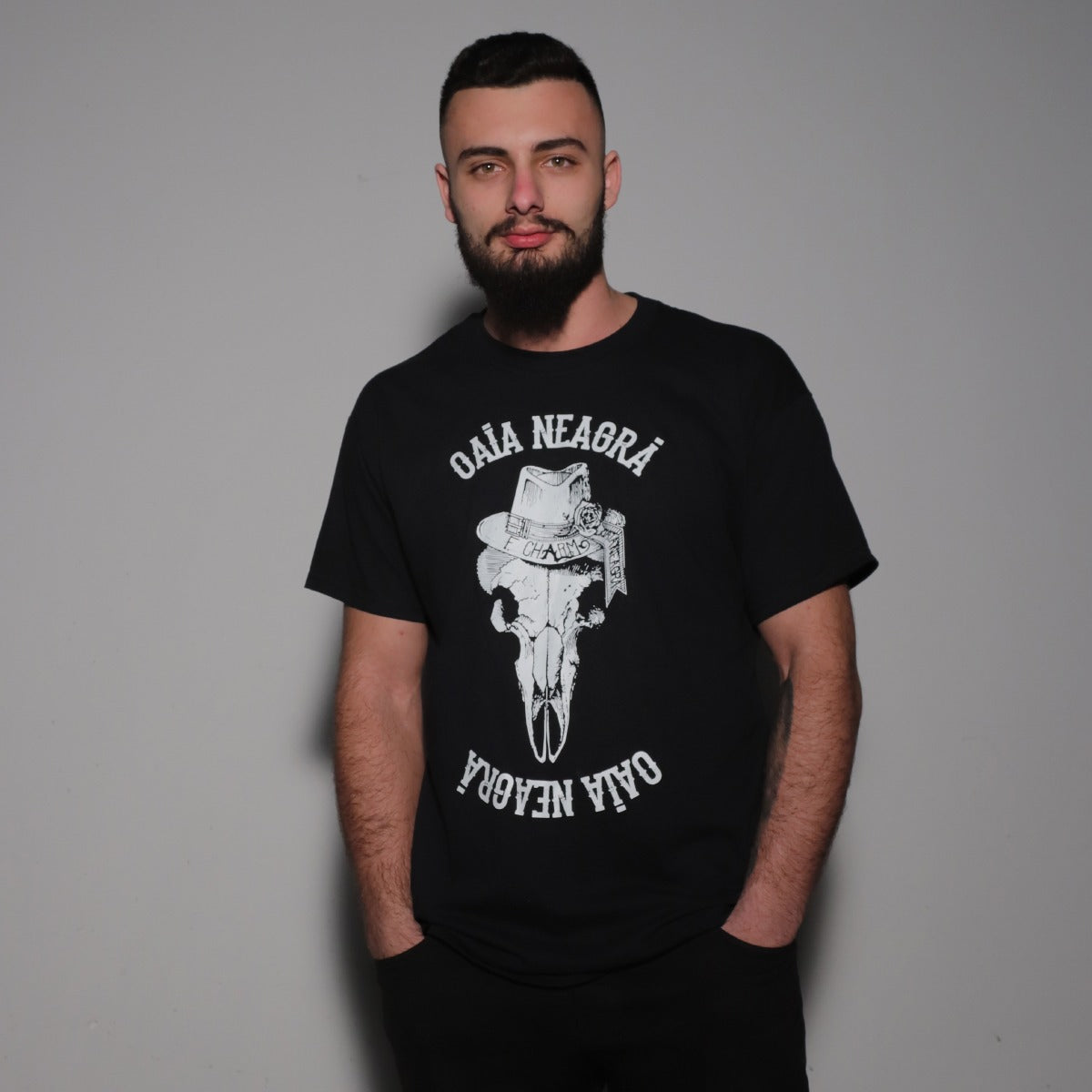 Tricou negru - Oaia Neagra Simplu