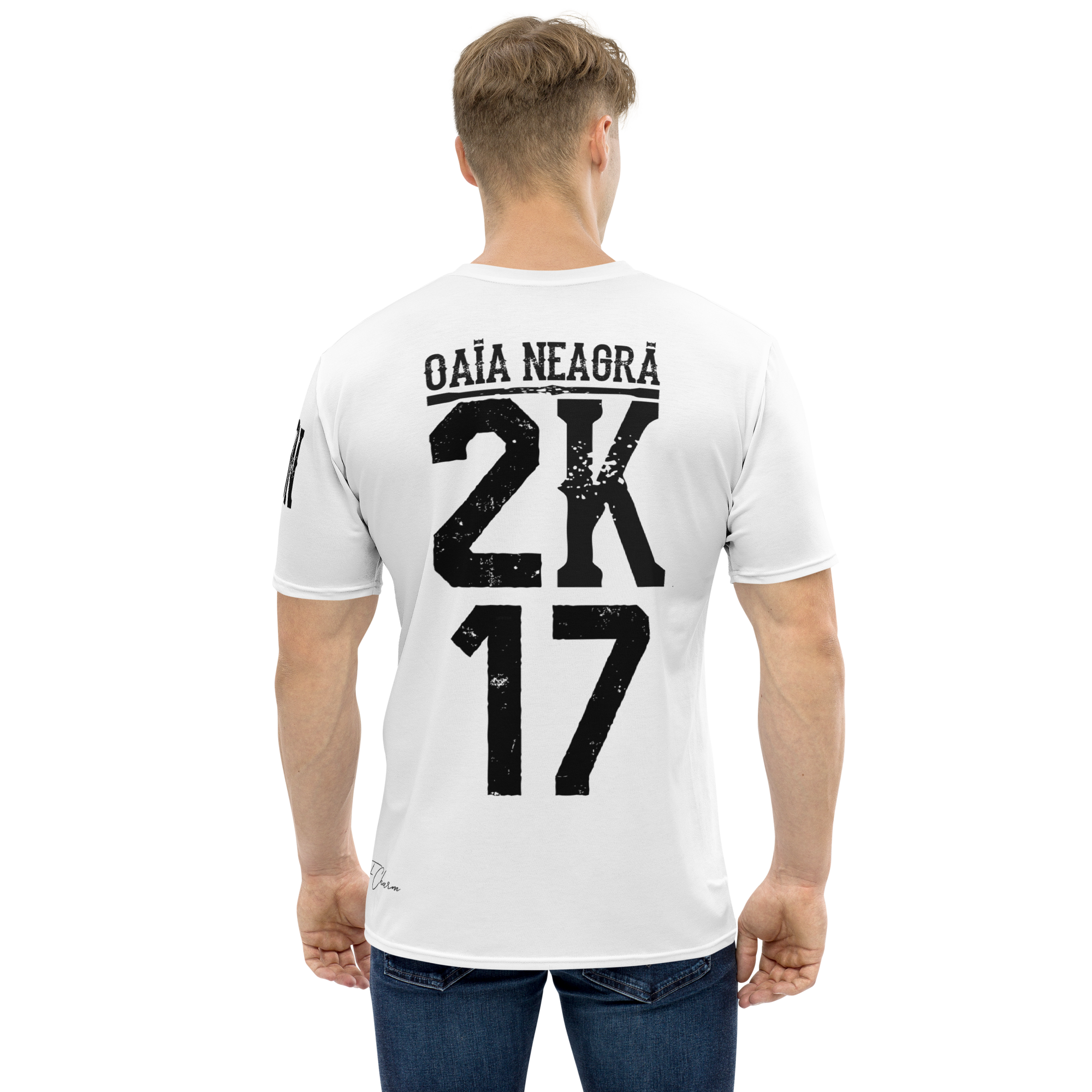 Tricou Alb - Oaia Neagra 2K17