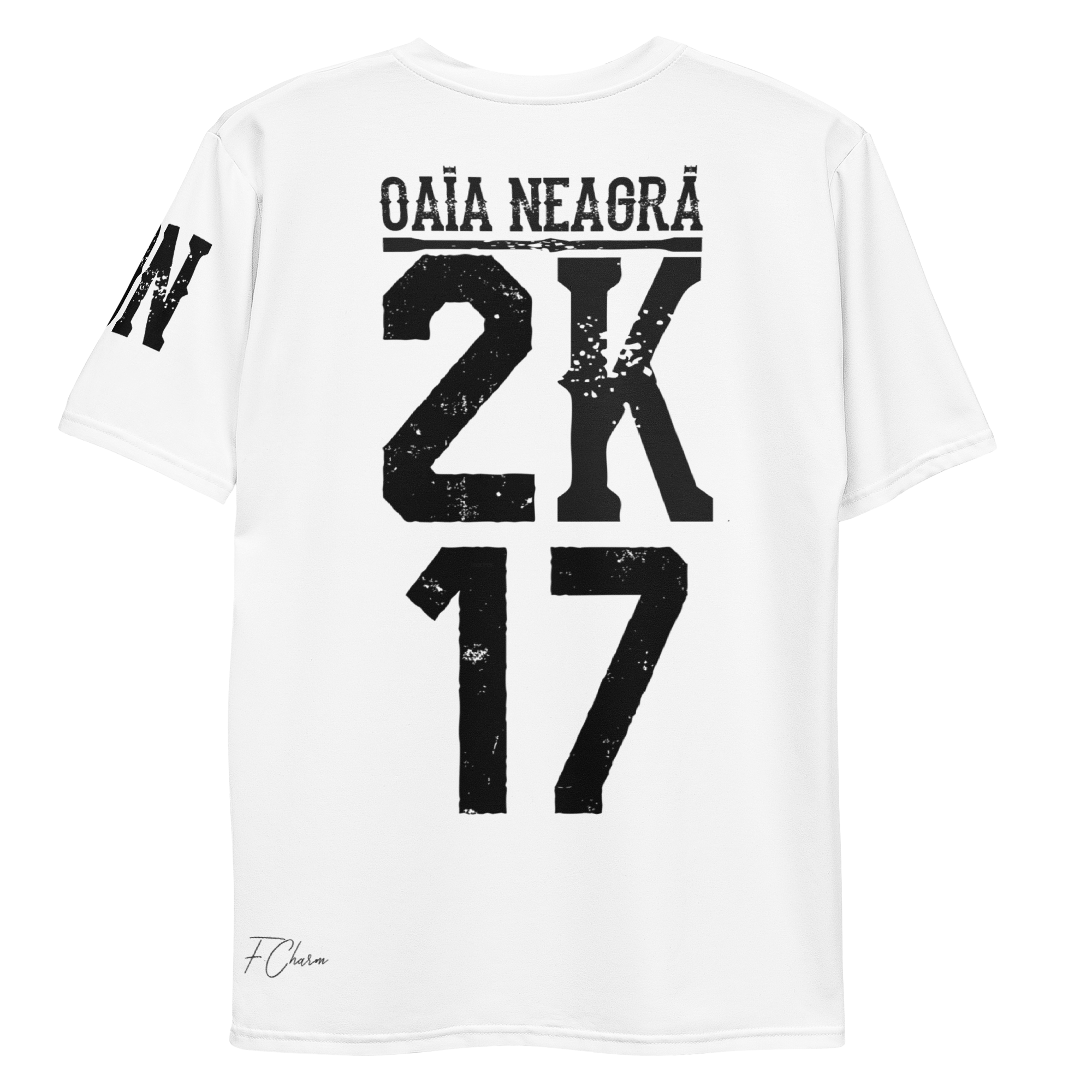 Tricou Alb - Oaia Neagra 2K17