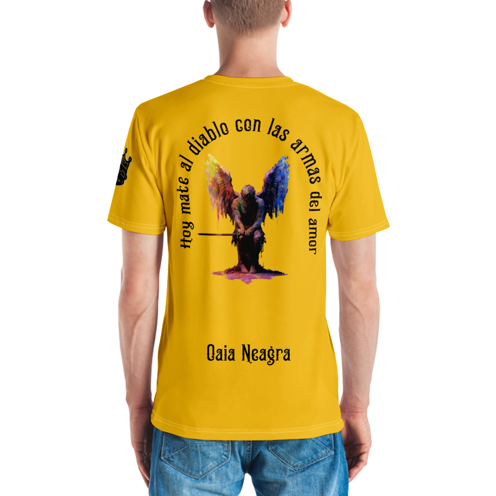 Tricou Galben - Azi l-am omorat pe diavol