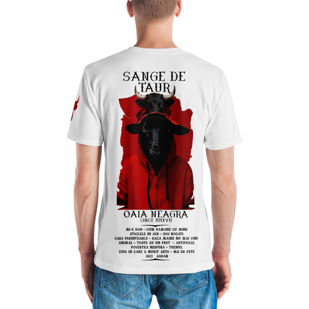 Tricou Alb - Sange de Taur 4th Album