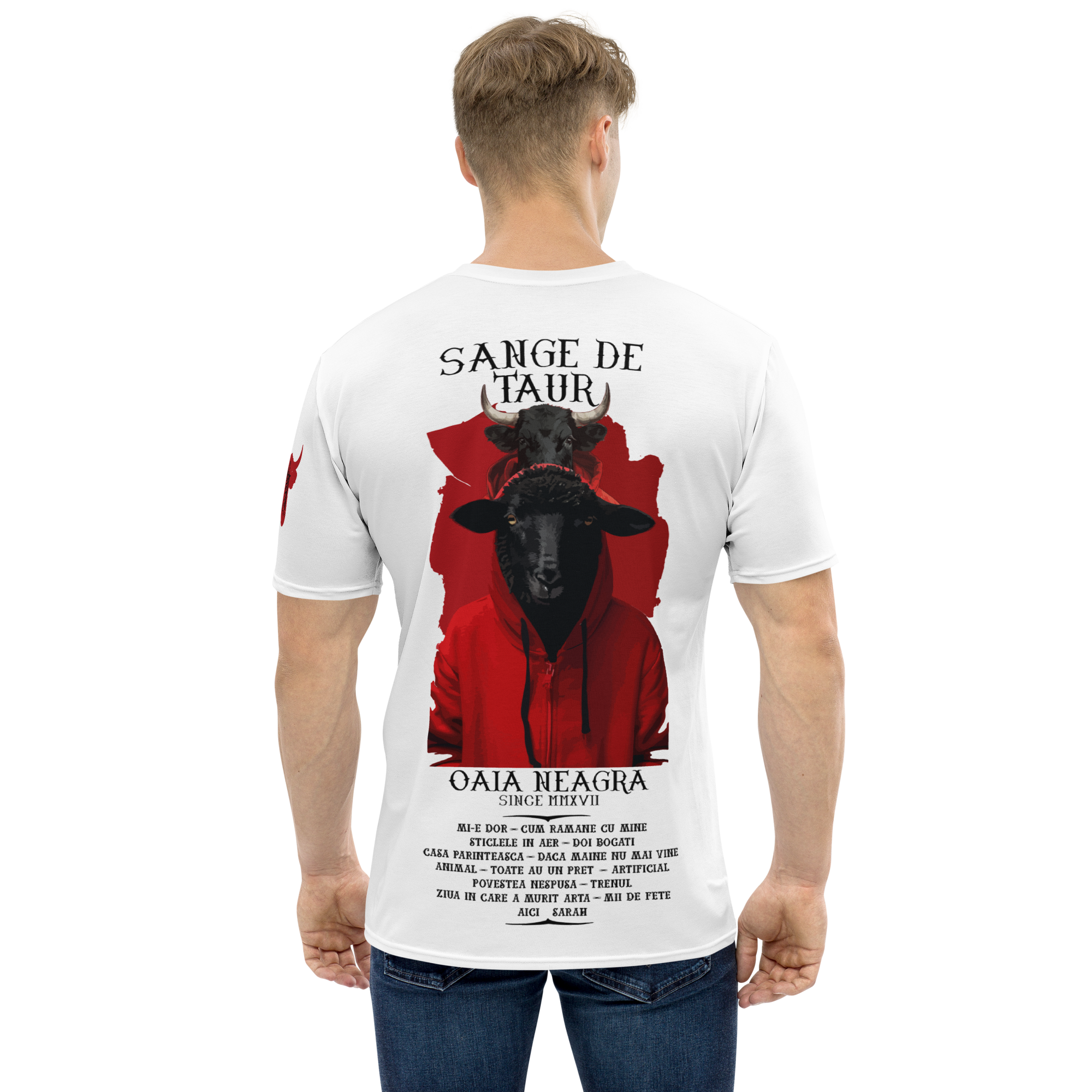 Tricou Alb - Sange de Taur 4th Album