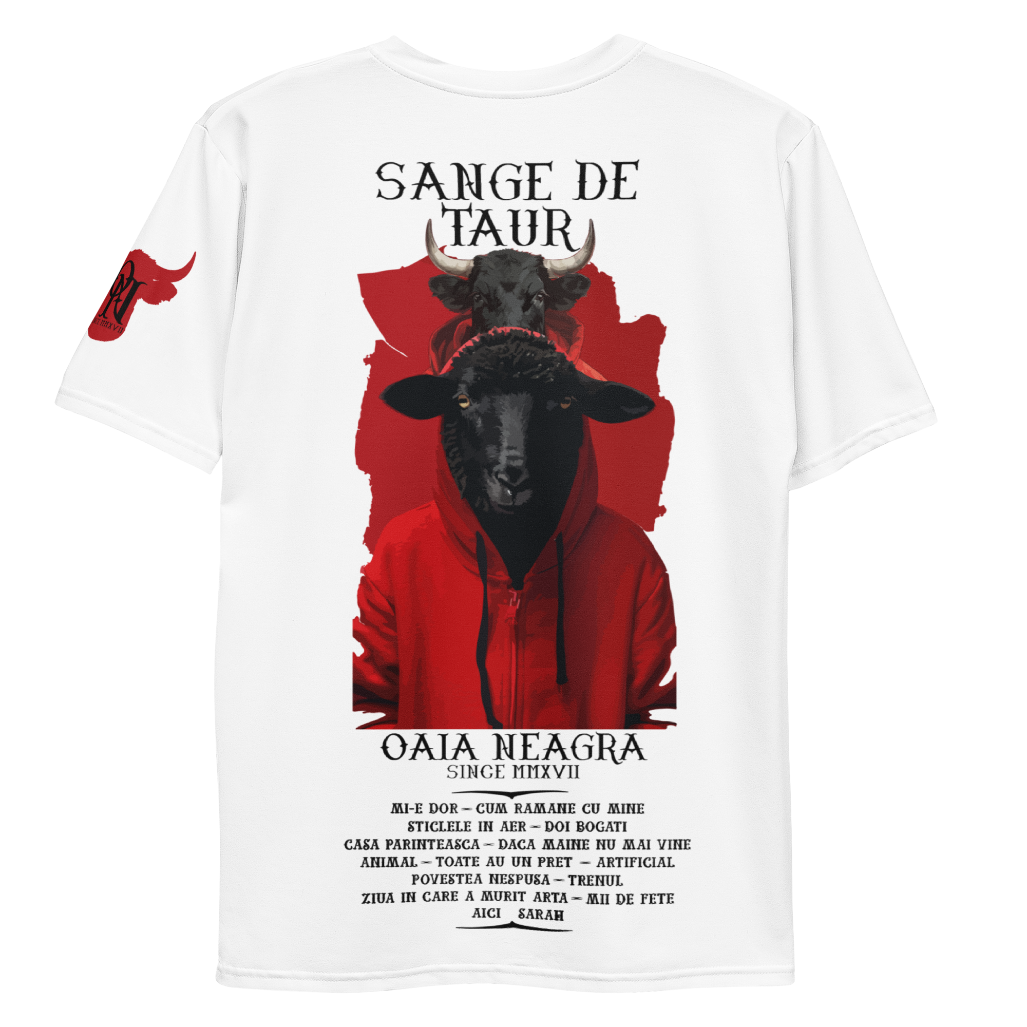 Tricou Alb - Sange de Taur 4th Album