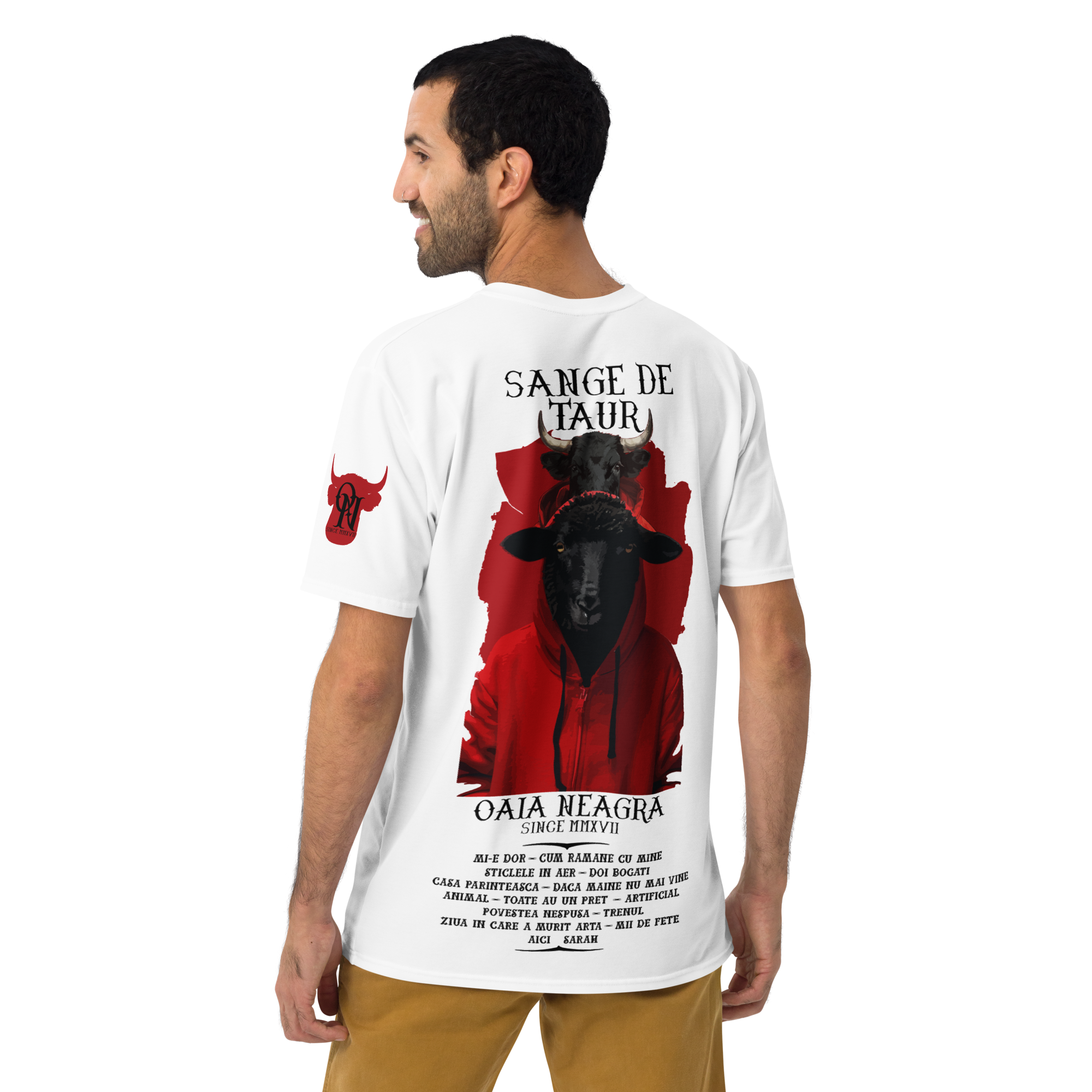 Tricou Alb - Sange de Taur 4th Album