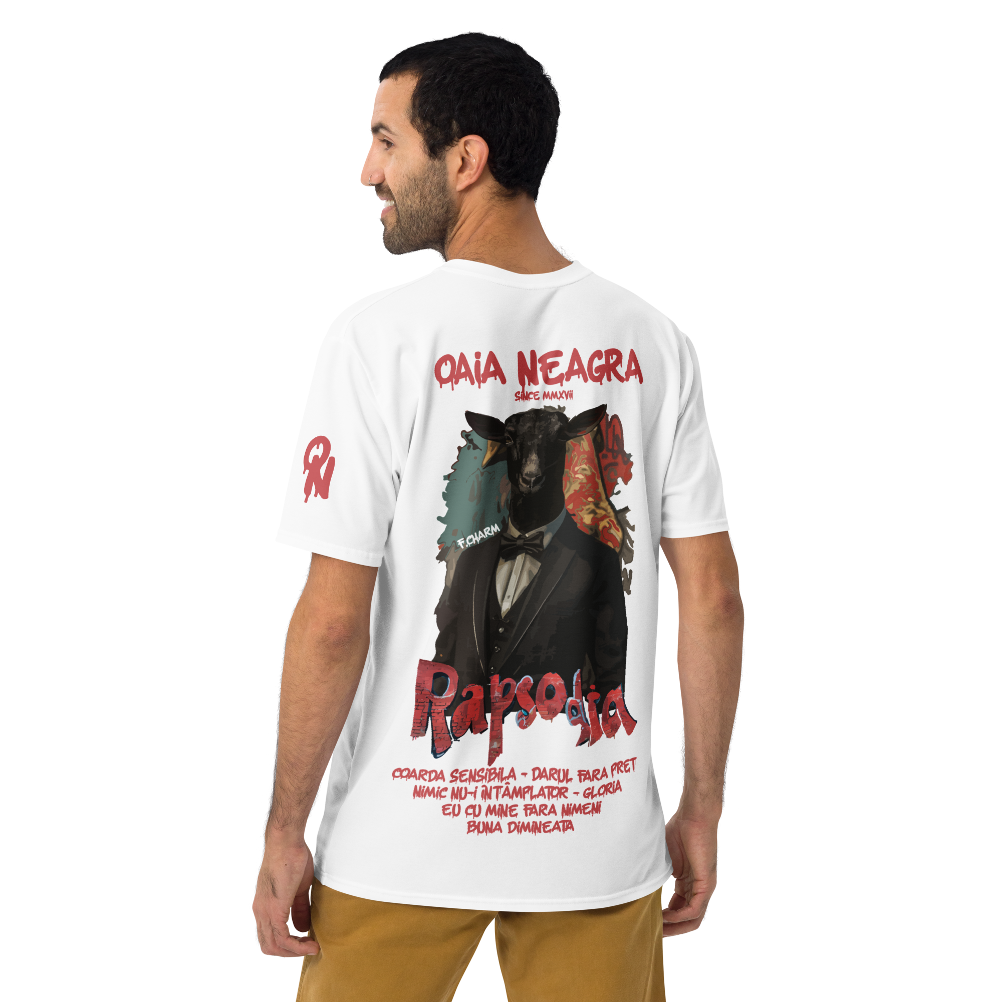 Tricou Alb - Rapsodia 5th Album