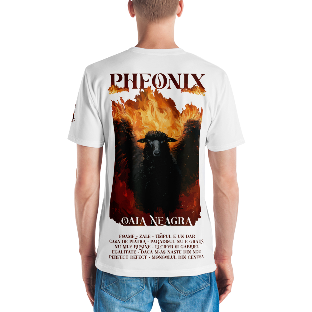 Tricou Alb - Pheonix 6th Album