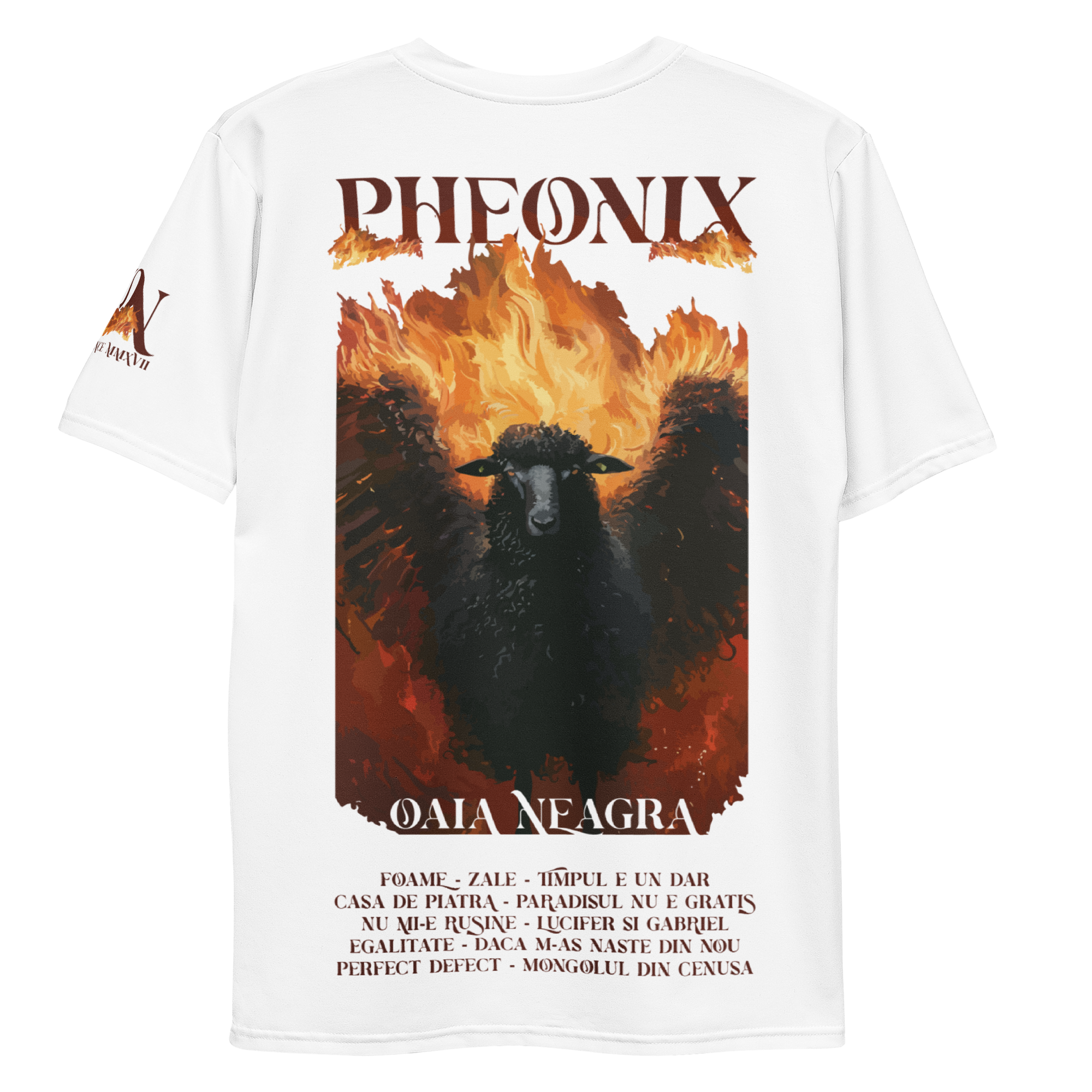 Tricou Alb - Pheonix 6th Album