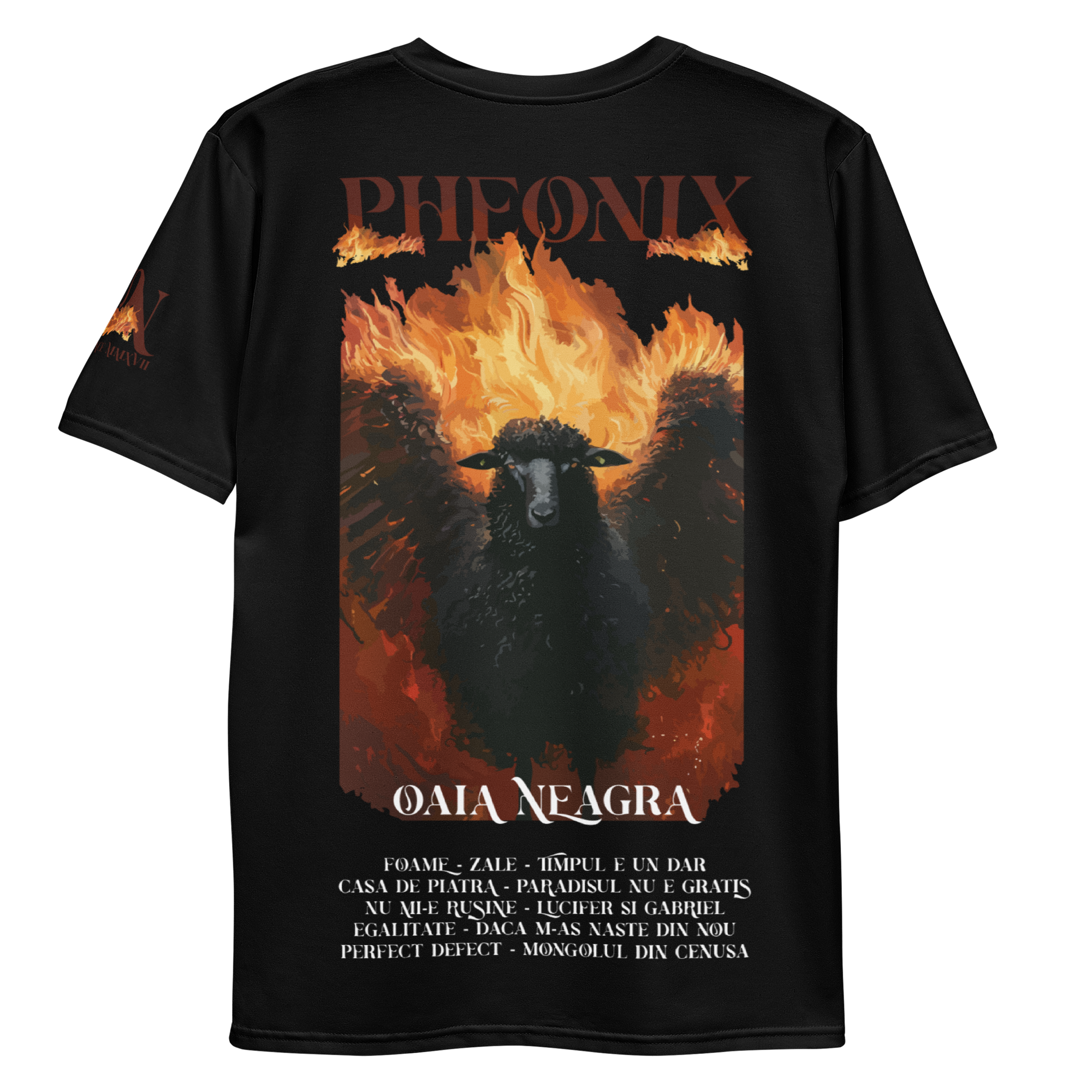 Tricou Negru - Pheonix 6th Album