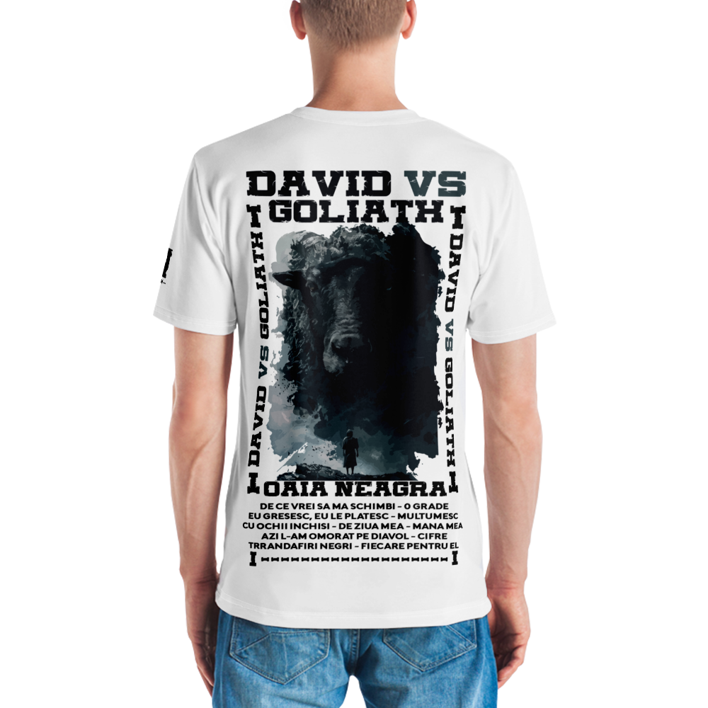 Tricou - David vs Goliath 8th Album