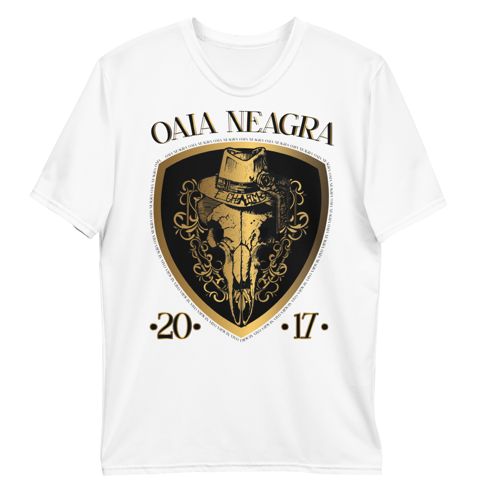 Tricou Alb - Gold
