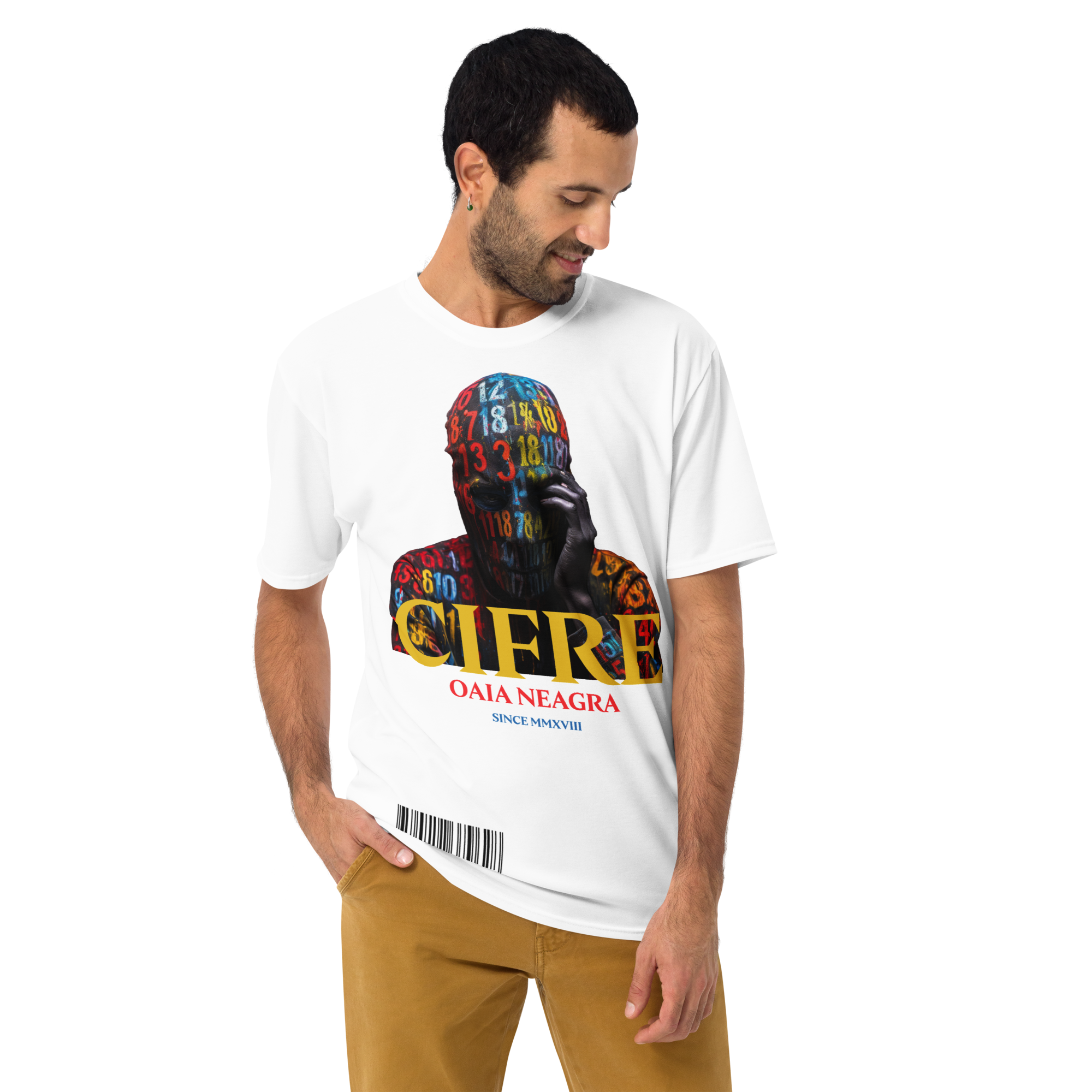 Tricou Alb - Cifre