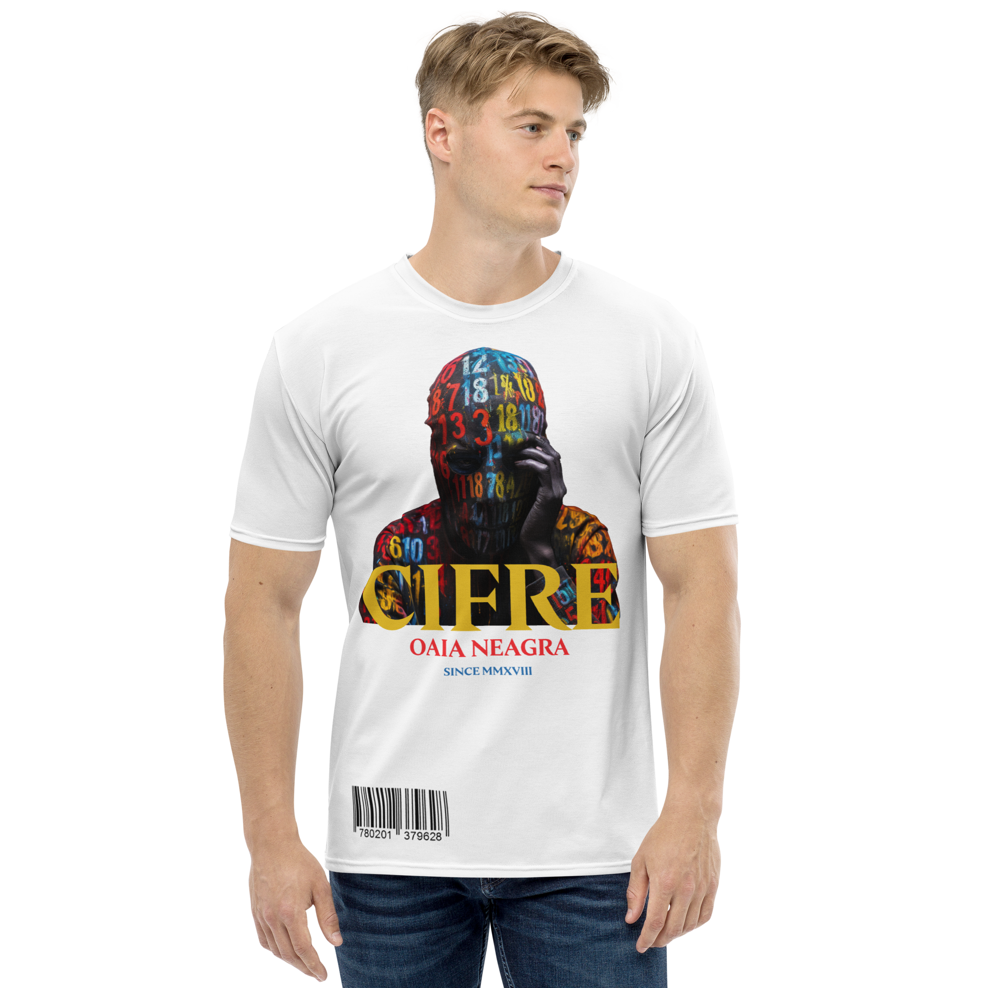 Tricou Alb - Cifre