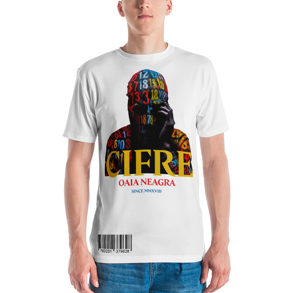 Tricou Alb - Cifre
