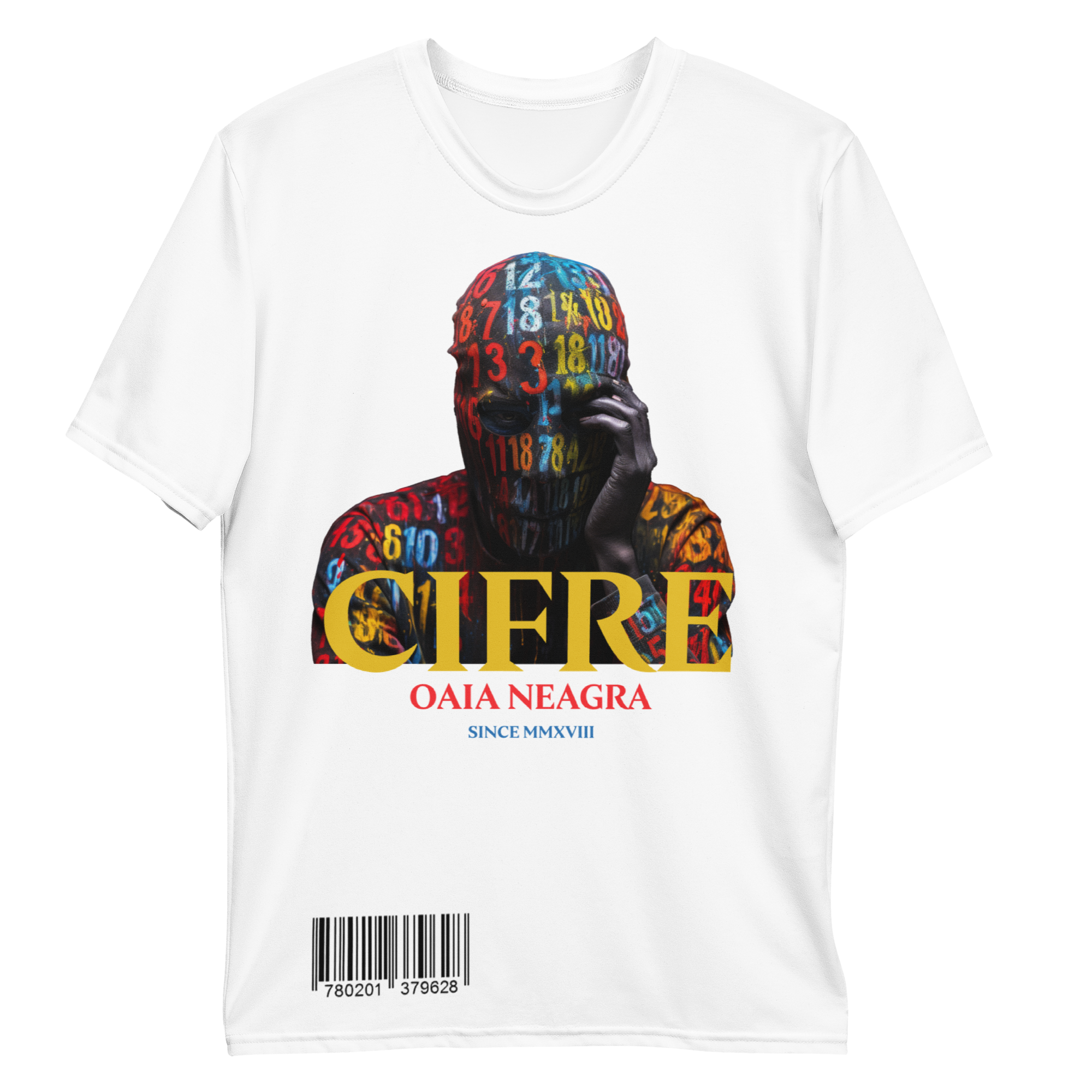 Tricou Alb - Cifre