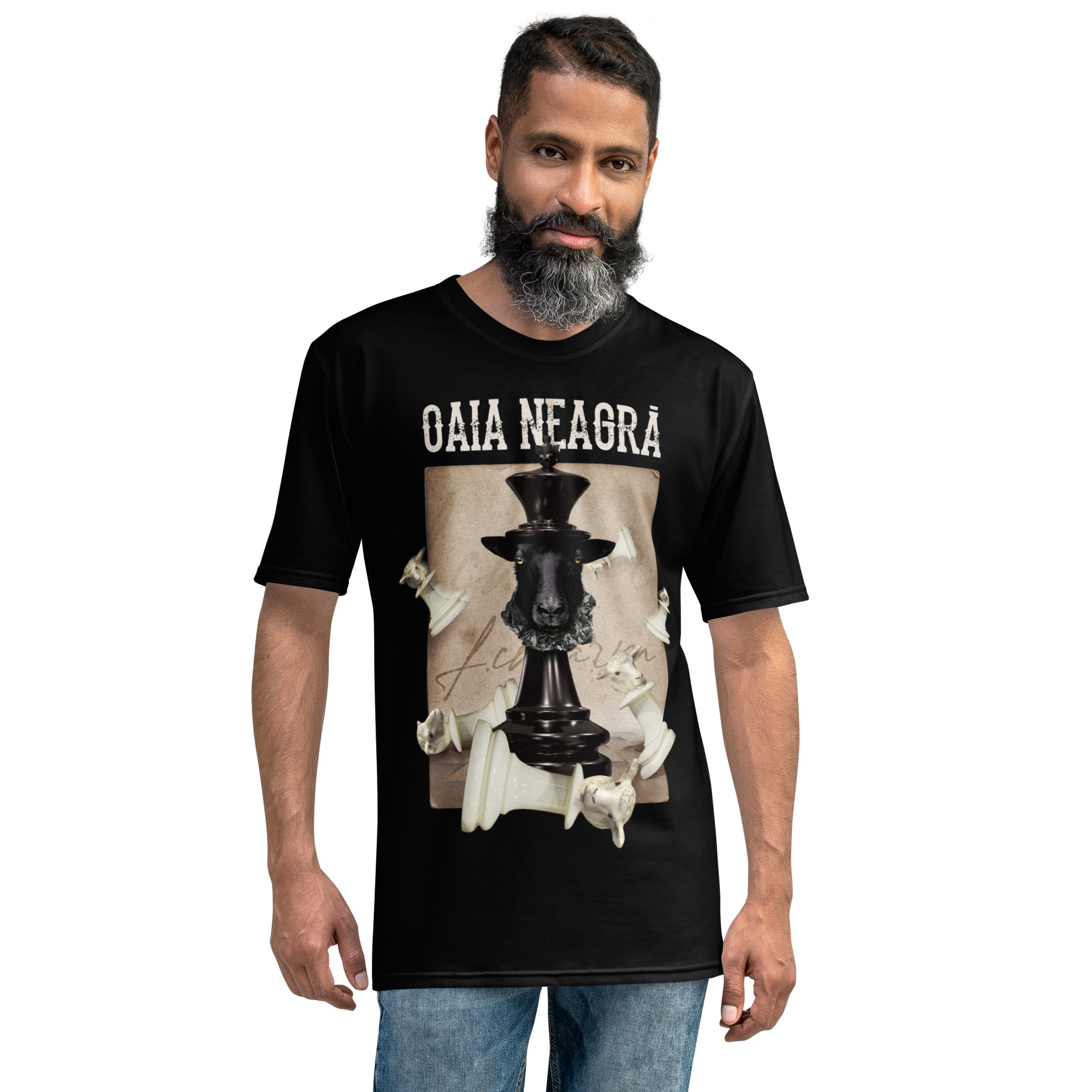 Tricou Negru - Sah