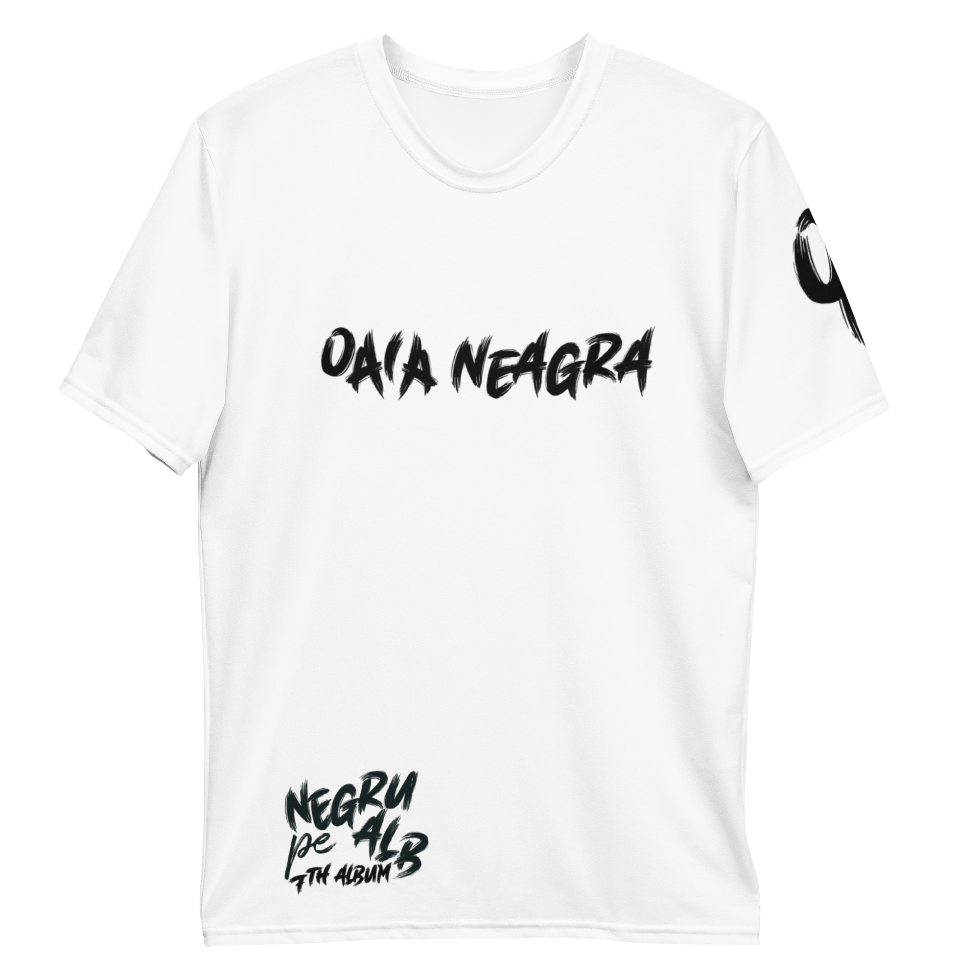 Tricou - Negru pe Alb 7th Album