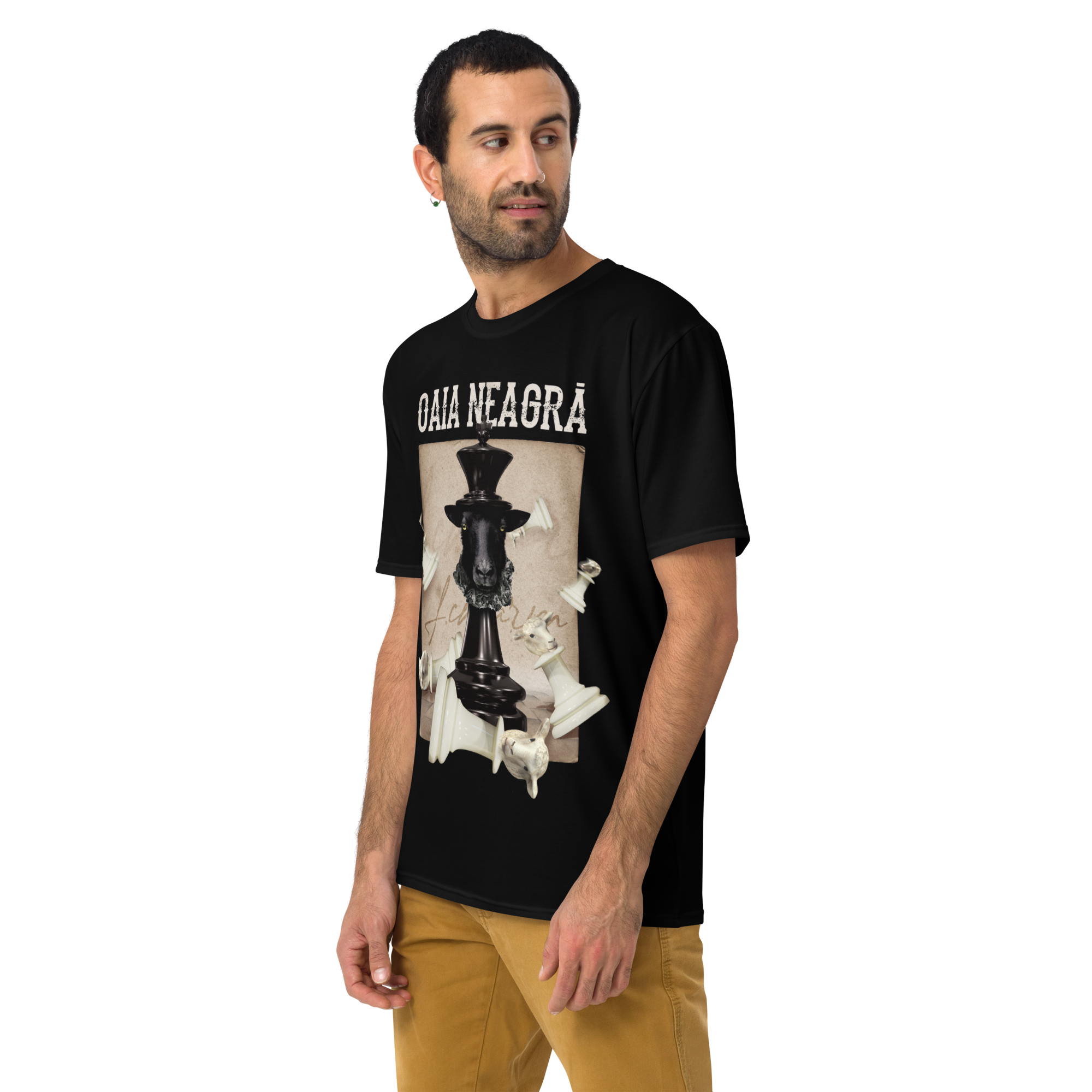 Tricou Negru - Sah