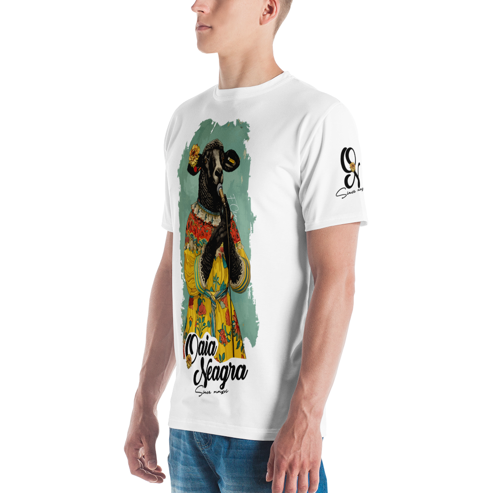 Tricou Alb - Sheep on the mic