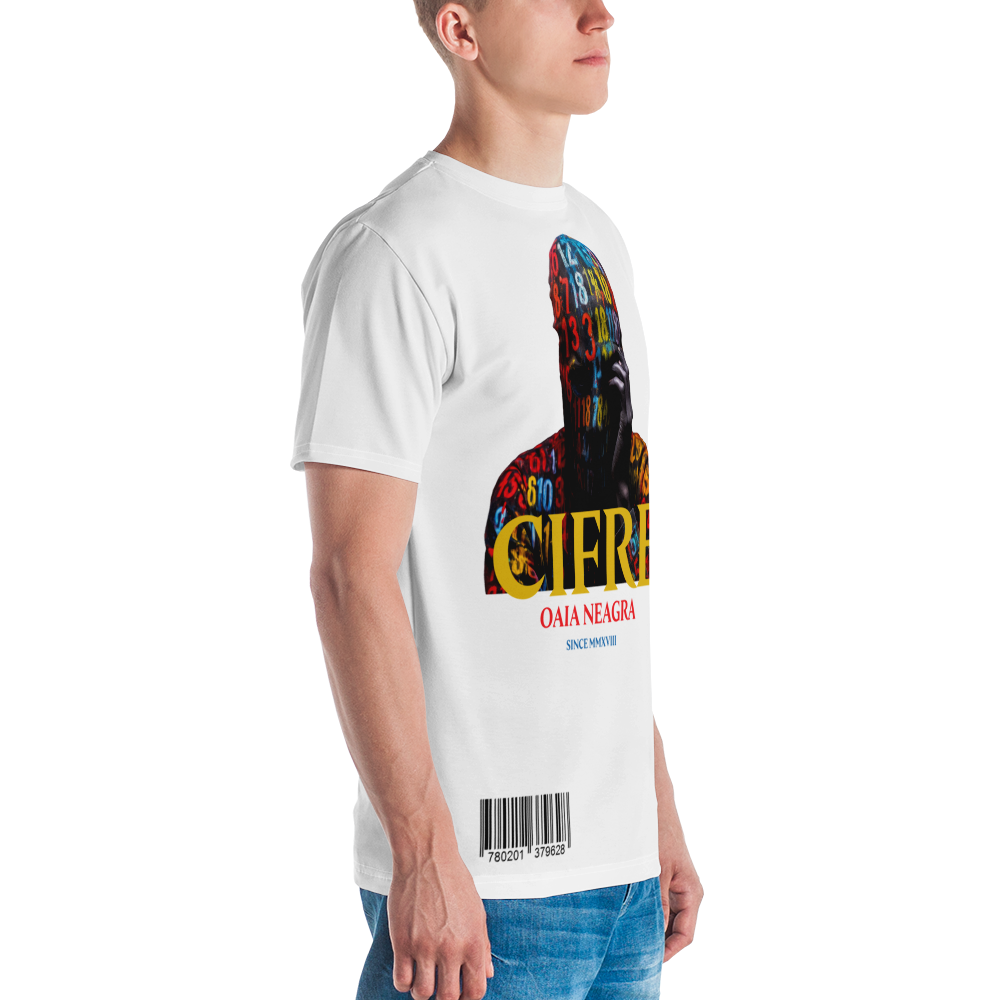 Tricou Alb - Cifre