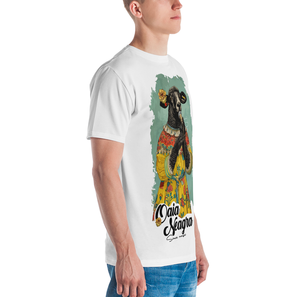 Tricou Alb - Sheep on the mic