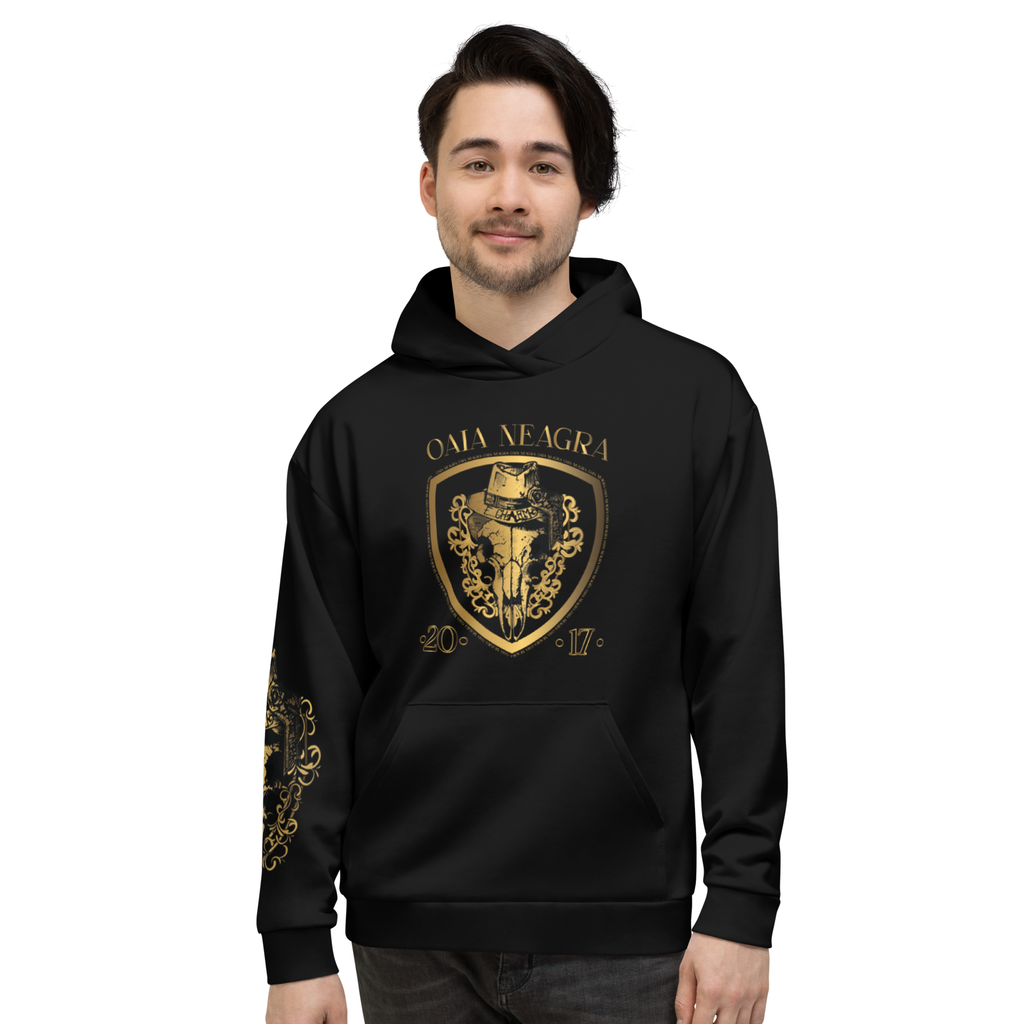 Hanorac Negru - Gold