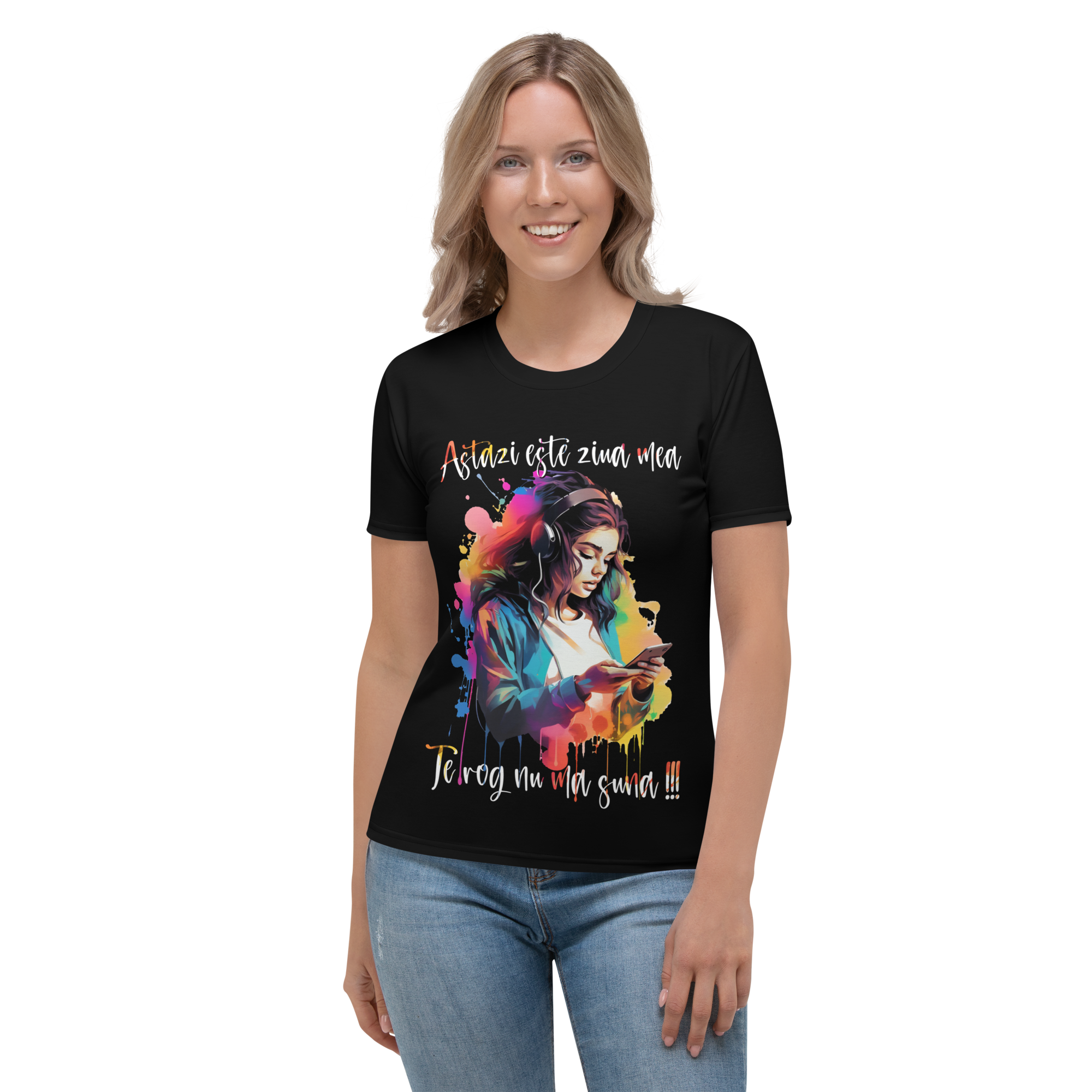 Tricou Negru - Astazi este ziua mea
