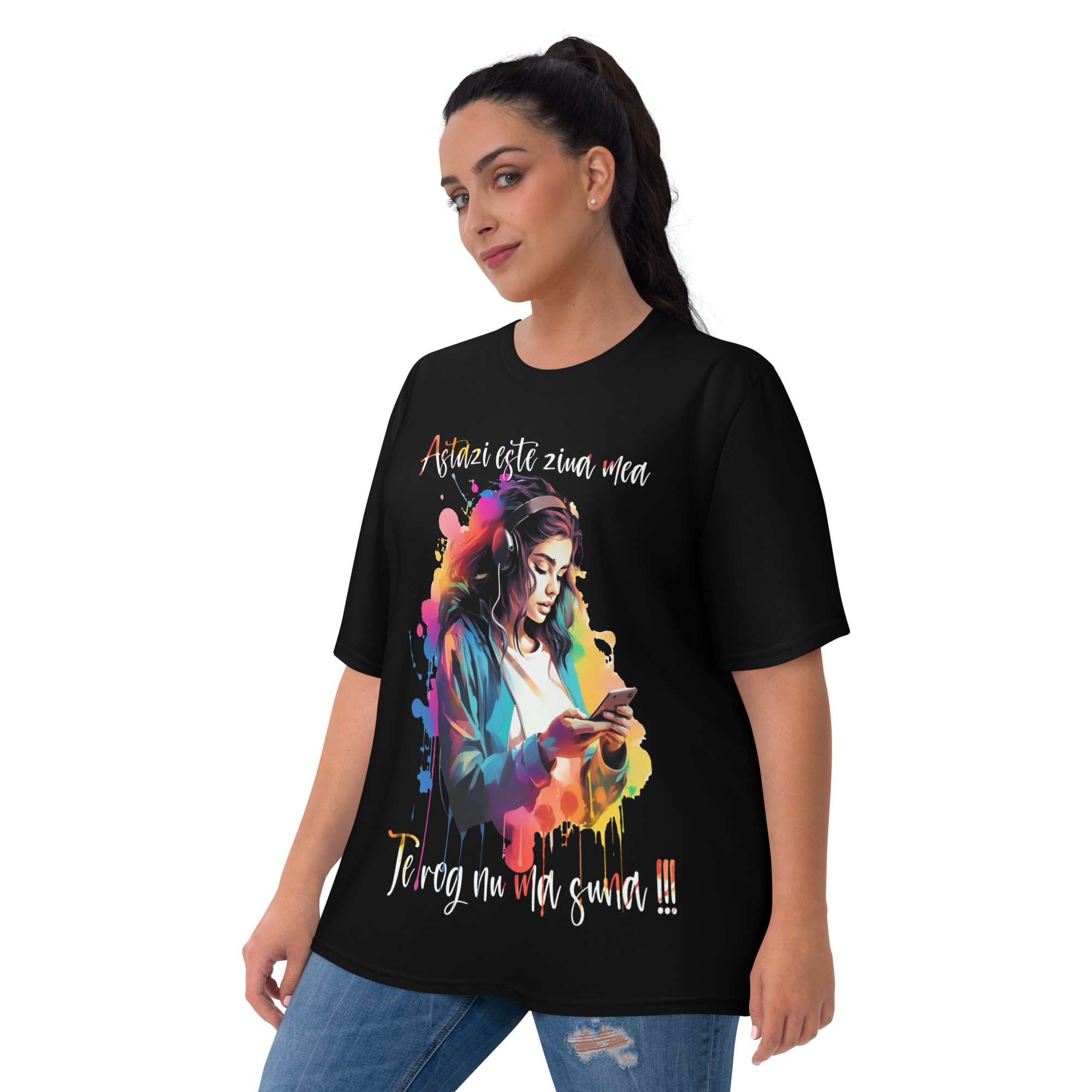 Tricou Negru - Astazi este ziua mea
