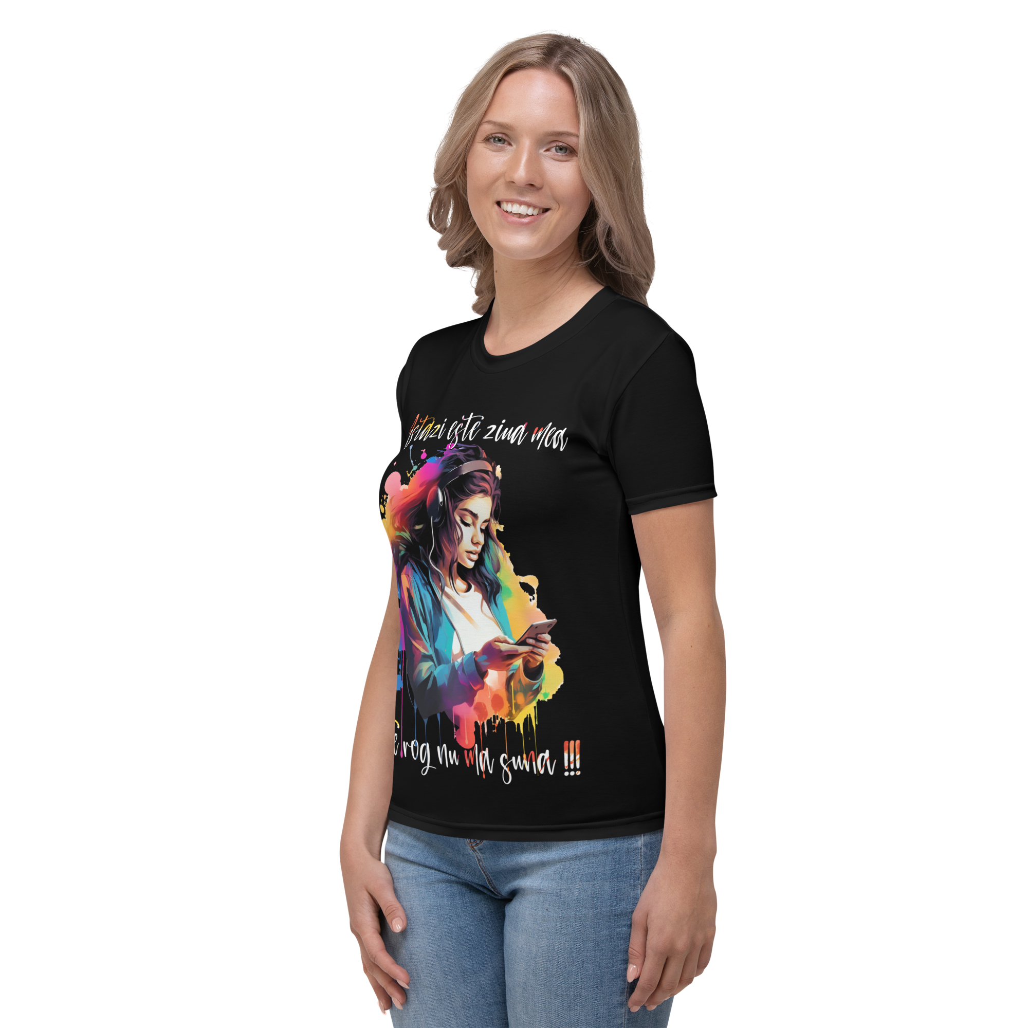 Tricou Negru - Astazi este ziua mea