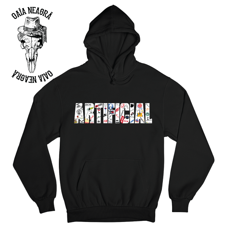 Hanorac Negru - Artificial