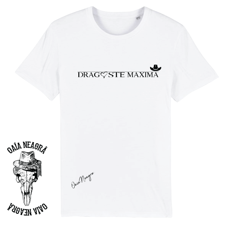 Tricou Alb - Dragoste Maxima
